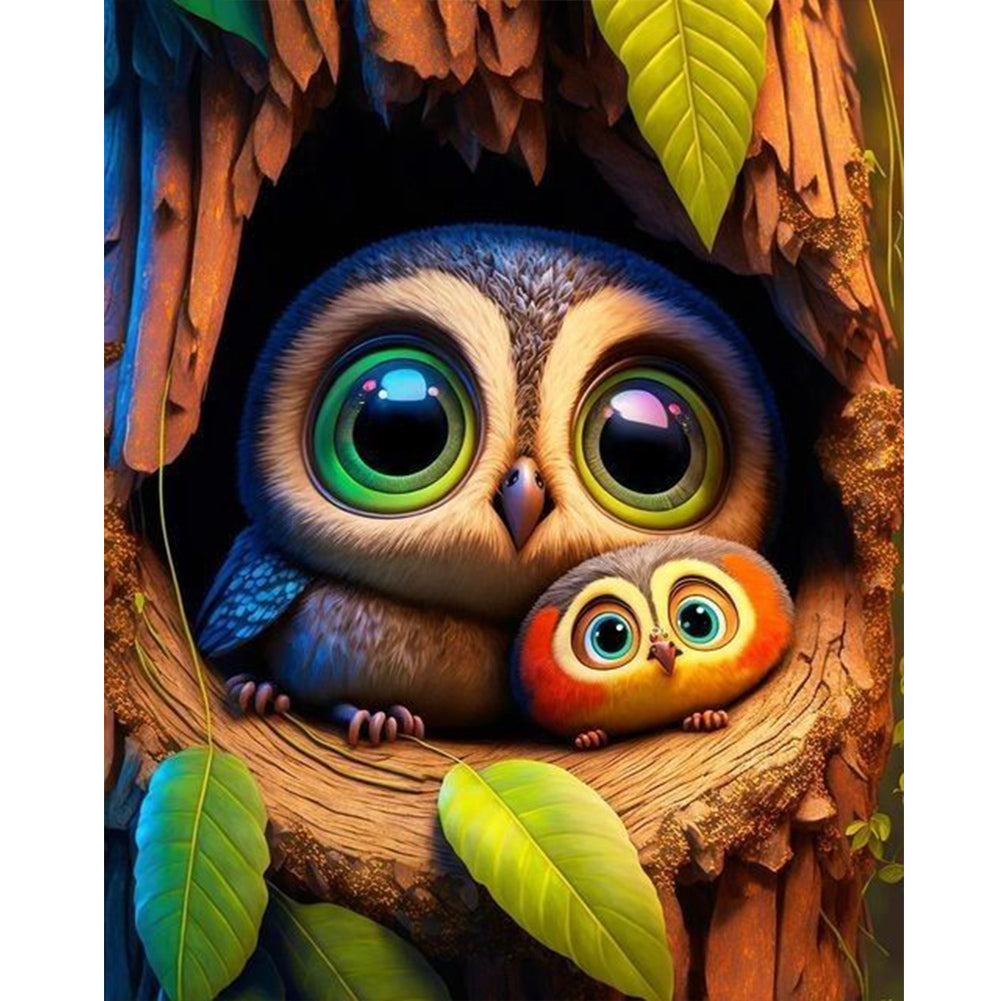 Diamond Painting - Full Round - Cute little tree spirit (40*50CM)