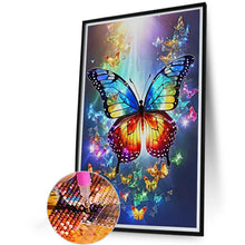 Load image into Gallery viewer, Diamond Painting - Full Round - colorful flying butterflies (40*60CM)
