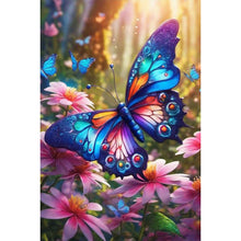 Load image into Gallery viewer, Diamond Painting - Full Round - colorful flying butterflies (40*60CM)
