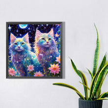 Load image into Gallery viewer, Diamond Painting - Full Square - cat cat (30*30CM)

