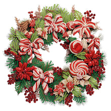 Load image into Gallery viewer, Diamond Painting - Partial Special Shaped - Christmas wreath (30*30CM)
