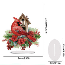 Load image into Gallery viewer, Cardinal Table Top Diamond Painting Ornament Kits for Home Office Desktop Decor
