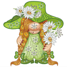 Load image into Gallery viewer, Diamond Painting - Partial Special Shaped - Garden Gnome (30*30CM)
