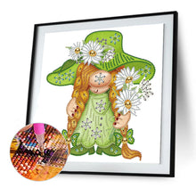 Load image into Gallery viewer, Diamond Painting - Partial Special Shaped - Garden Gnome (30*30CM)
