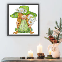 Load image into Gallery viewer, Diamond Painting - Partial Special Shaped - Garden Gnome (30*30CM)
