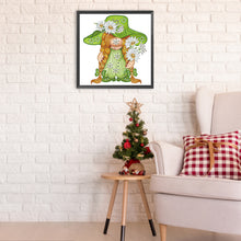 Load image into Gallery viewer, Diamond Painting - Partial Special Shaped - Garden Gnome (30*30CM)
