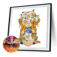 Load image into Gallery viewer, Diamond Painting - Partial Special Shaped - Garden Gnome (30*30CM)
