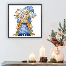 Load image into Gallery viewer, Diamond Painting - Partial Special Shaped - Garden Gnome (30*30CM)
