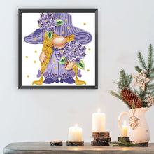 Load image into Gallery viewer, Diamond Painting - Partial Special Shaped - Garden Gnome (30*30CM)
