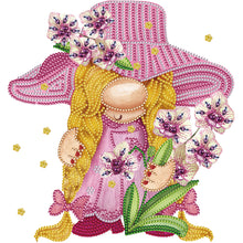 Load image into Gallery viewer, Diamond Painting - Partial Special Shaped - Garden Gnome (30*30CM)
