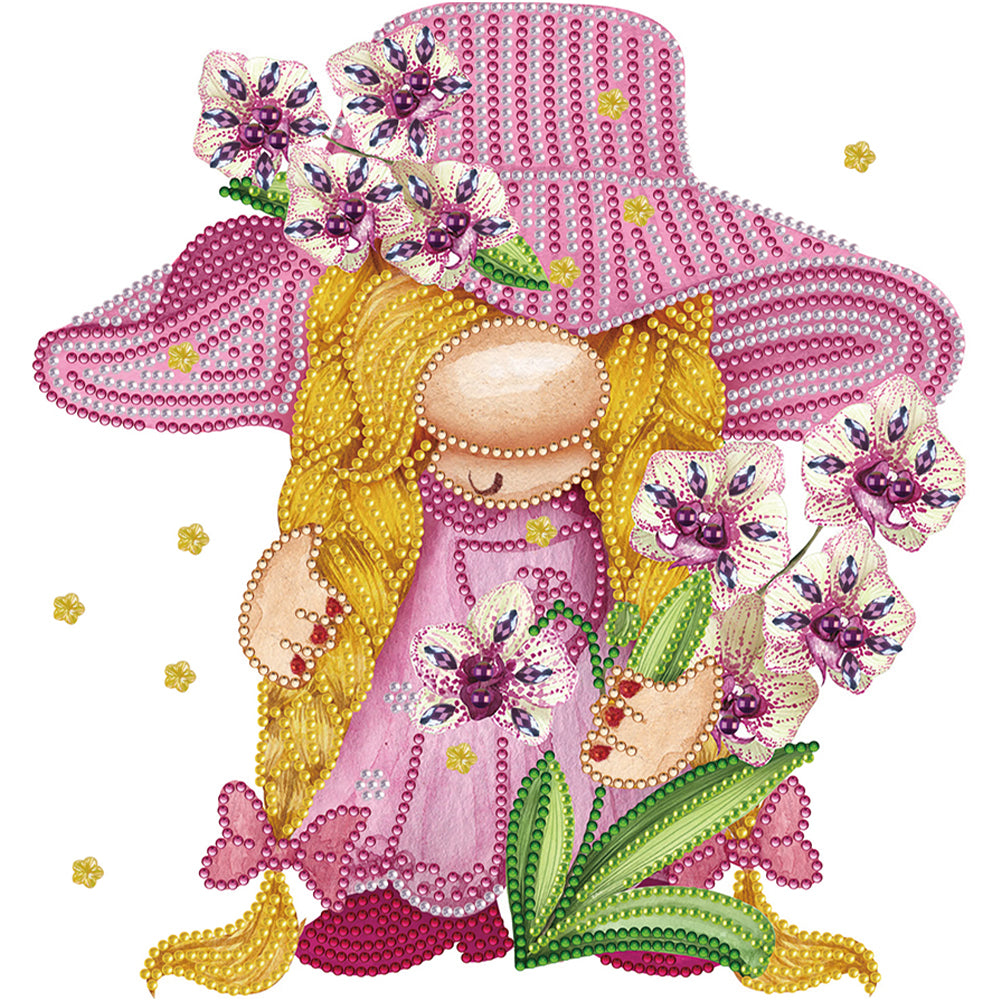 Diamond Painting - Partial Special Shaped - Garden Gnome (30*30CM)