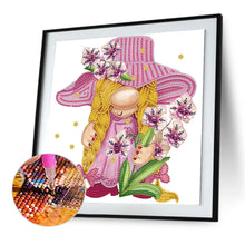 Load image into Gallery viewer, Diamond Painting - Partial Special Shaped - Garden Gnome (30*30CM)
