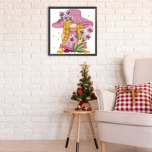 Load image into Gallery viewer, Diamond Painting - Partial Special Shaped - Garden Gnome (30*30CM)
