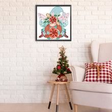 Load image into Gallery viewer, Diamond Painting - Partial Special Shaped - Garden butterfly gnome (30*30CM)
