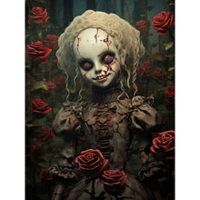 Load image into Gallery viewer, Diamond Painting - Full Round - skull doll (30*40CM)
