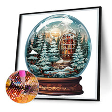 Load image into Gallery viewer, Diamond Painting - Full Round - Christmas crystal ball (30*30CM)
