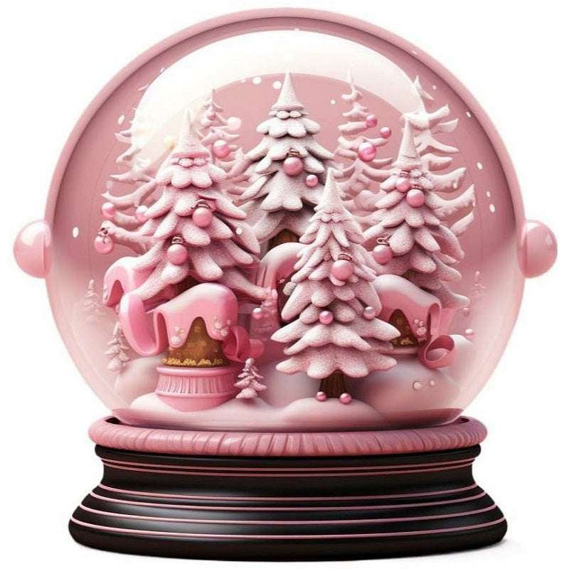 Diamond Painting - Full Round - Christmas crystal ball (30*30CM)