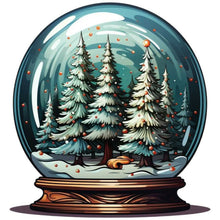 Load image into Gallery viewer, Diamond Painting - Full Round - Christmas crystal ball (30*30CM)
