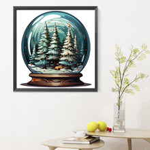 Load image into Gallery viewer, Diamond Painting - Full Round - Christmas crystal ball (30*30CM)
