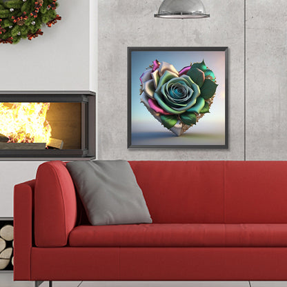 Diamond Painting - Full Round - love rose (30*30CM)