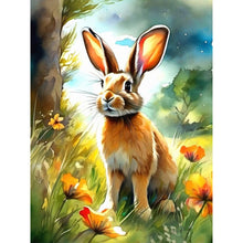 Load image into Gallery viewer, Diamond Painting - Full Round - Rabbit in the forest (30*40CM)
