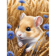 Load image into Gallery viewer, Diamond Painting - Full Round - mouse in grass (30*40CM)
