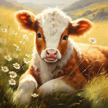Load image into Gallery viewer, Diamond Painting - Full Round - Daisy and Calf (30*30CM)
