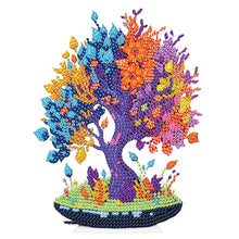 Load image into Gallery viewer, Acrylic Flower Tree Diamonds Painting Desktop Decor for Office Desktop Decor
