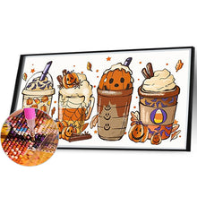 Load image into Gallery viewer, Diamond Painting - Full Round - halloween drinks (50*30CM)
