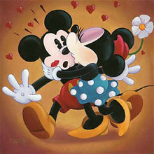 Load image into Gallery viewer, Diamond Painting - Full Round - Mickey and Minnie (50*50CM)
