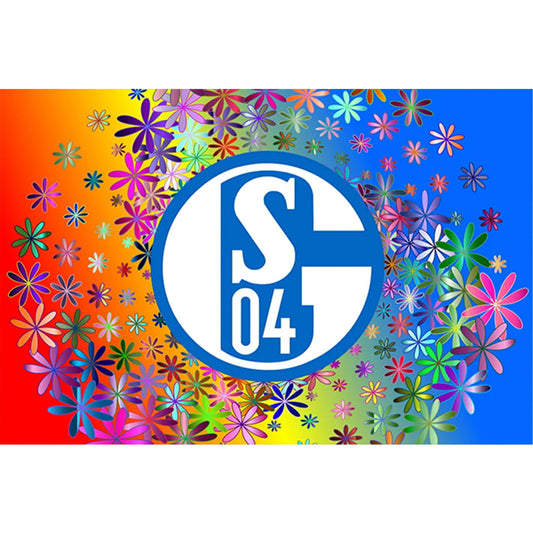 Diamond Painting - Full Round - Schalke logo (60*40CM)
