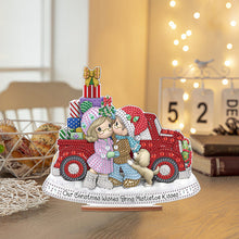 Load image into Gallery viewer, Wooden Xmas Doll Diamonds Painting Desktop Decor for Xmas Table Office Decor(#2)
