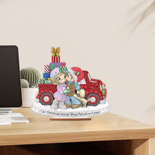Load image into Gallery viewer, Wooden Xmas Doll Diamonds Painting Desktop Decor for Xmas Table Office Decor(#2)
