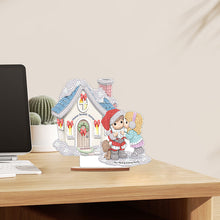 Load image into Gallery viewer, Wooden Xmas Doll Diamonds Painting Desktop Decor for Xmas Table Office Decor(#6)
