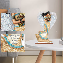 Load image into Gallery viewer, Wooden Jesus Angel Diamonds Painting Desktop Decor for Table Office Decor (#2)
