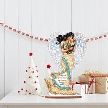 Load image into Gallery viewer, Wooden Jesus Angel Diamonds Painting Desktop Decor for Table Office Decor (#2)
