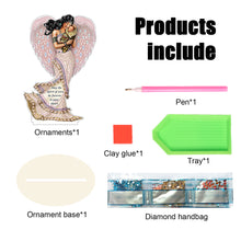 Load image into Gallery viewer, Wooden Jesus Angel Diamonds Painting Desktop Decor for Table Office Decor (#2)
