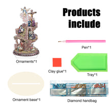 Load image into Gallery viewer, Wooden Jesus Angel Diamonds Painting Desktop Decor for Table Office Decor (#4)
