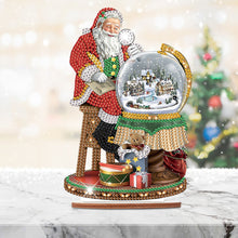 Load image into Gallery viewer, Wooden Santa Diamond Painting Tabletop Ornaments Kit for Table Office Decor (#1)
