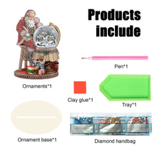 Load image into Gallery viewer, Wooden Santa Diamond Painting Tabletop Ornaments Kit for Table Office Decor (#1)
