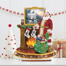 Load image into Gallery viewer, Wooden Santa Diamond Painting Tabletop Ornaments Kit for Table Office Decor (#4)
