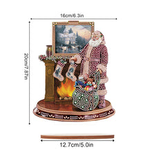Load image into Gallery viewer, Wooden Santa Diamond Painting Tabletop Ornaments Kit for Table Office Decor (#4)
