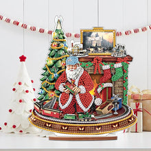 Load image into Gallery viewer, Wooden Santa Diamond Painting Tabletop Ornaments Kit for Table Office Decor (#5)
