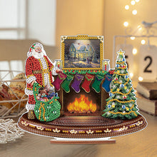 Load image into Gallery viewer, Wooden Santa Diamond Painting Tabletop Ornaments Kit for Table Office Decor (#7)
