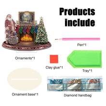 Load image into Gallery viewer, Wooden Santa Diamond Painting Tabletop Ornaments Kit for Table Office Decor (#7)
