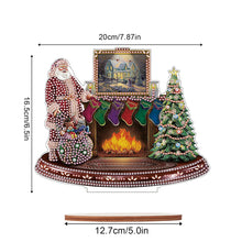 Load image into Gallery viewer, Wooden Santa Diamond Painting Tabletop Ornaments Kit for Table Office Decor (#7)
