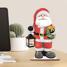Load image into Gallery viewer, Wooden Santa Diamond Painting Tabletop Ornaments Kit for Table Office Decor (#9)
