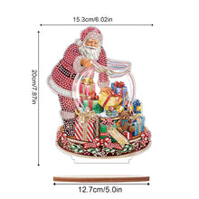 Load image into Gallery viewer, Wooden Santa Diamond Painting Tabletop Ornaments Kit for Table Office Decor(#10)
