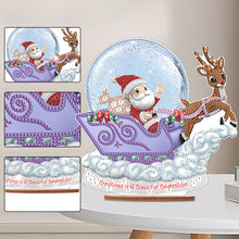 Load image into Gallery viewer, Wooden Santa Diamond Painting Tabletop Ornaments Kit for Table Office Decor(#11)
