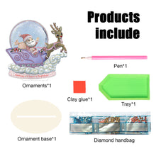 Load image into Gallery viewer, Wooden Santa Diamond Painting Tabletop Ornaments Kit for Table Office Decor(#11)
